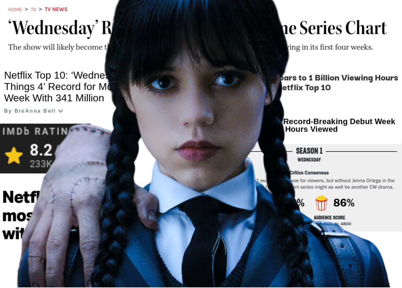 Here's our first look at Tim Burton's Wednesday Addams