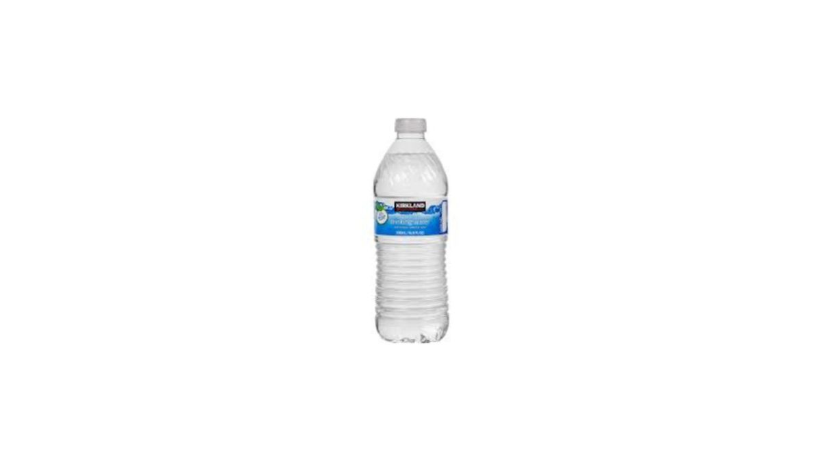 Plastic water bottle