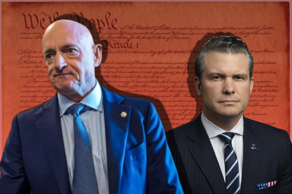 Mark Kelly Sues Department of Justice and Pete Hegseth
